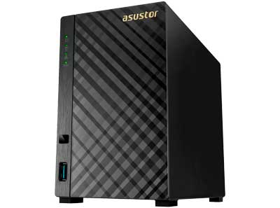 AS3102T Asustor - Storage NAS 2 baias para hard disks SATA