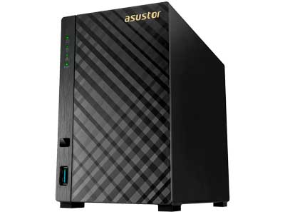 AS3202T Asustor - Storage 2 Baias para hard drives SATA
