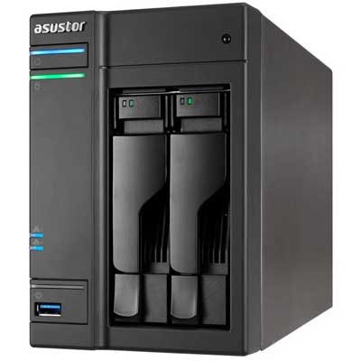 AS5002T Asustor - Storage NAS 2 Baias
