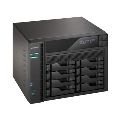 AS7008T Asustor, um storage 8 baias SATA até 80TB