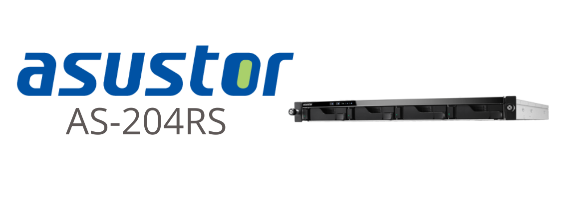 Asustor AS-204RS: Solução de Armazenamento e Backup Rackmount