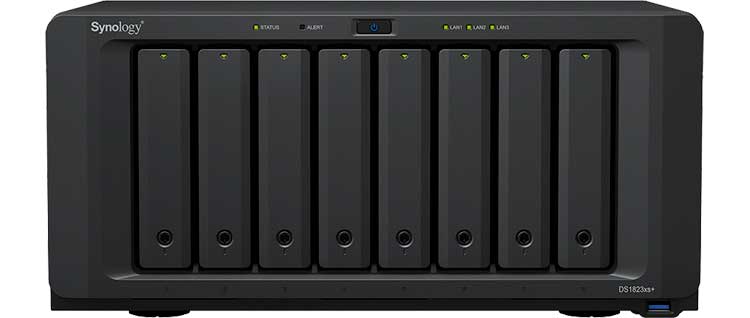 Synology DS1823xs+ DiskStation - Storage NAS 8 Bay SATA/NVMe