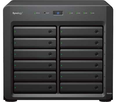 Synology DS2422+ - Storage NAS 12 Baias p/ HDD SATA/SSD