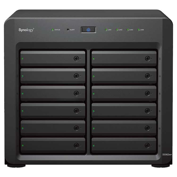 Synology DS3622xs+ - Storage NAS 12 Baias p/ HDD SATA/SSD