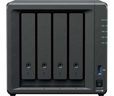 Synology DS423+ DiskStation - Storage NAS 4 Bay p/ HDD SATA/NVMe