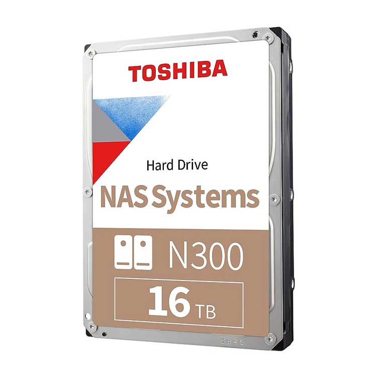 HD Interno NAS 16TB Toshiba N300 - HDWG31GXZSTA 7200 RPM SATA