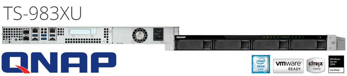 Qnap TS-983XU, 48TB num storage server corporativo