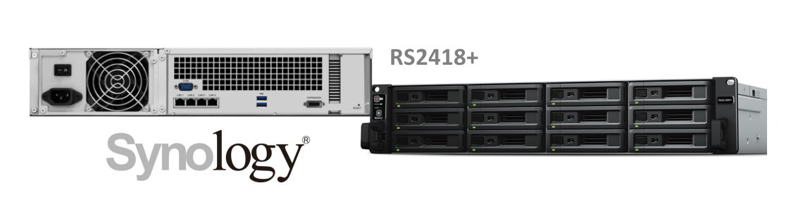 RackStation RS2418 +, storage NAS com armazenamento escalável