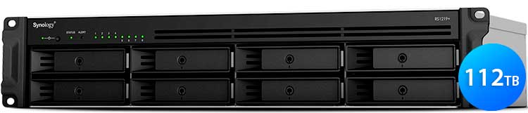 RS1219+ RackStation Storage NAS 112MB para 8 hard drives SATA