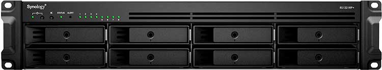 Synology RS1221RP+ RackStation - Storage NAS 8 Baias 2U SATA