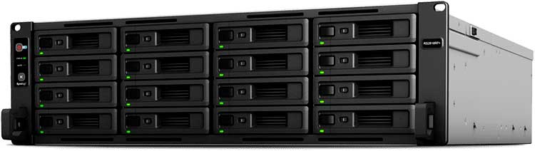 RS2818RP+ Synology Rackstation - Server NAS 16 Baias p/ HDD SATA