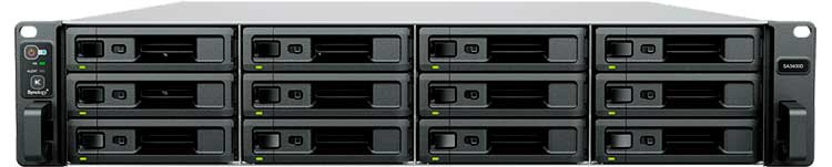 Synology SA3400D - Storage NAS/SAN 12 Bay p/ HDD SAS/SSD