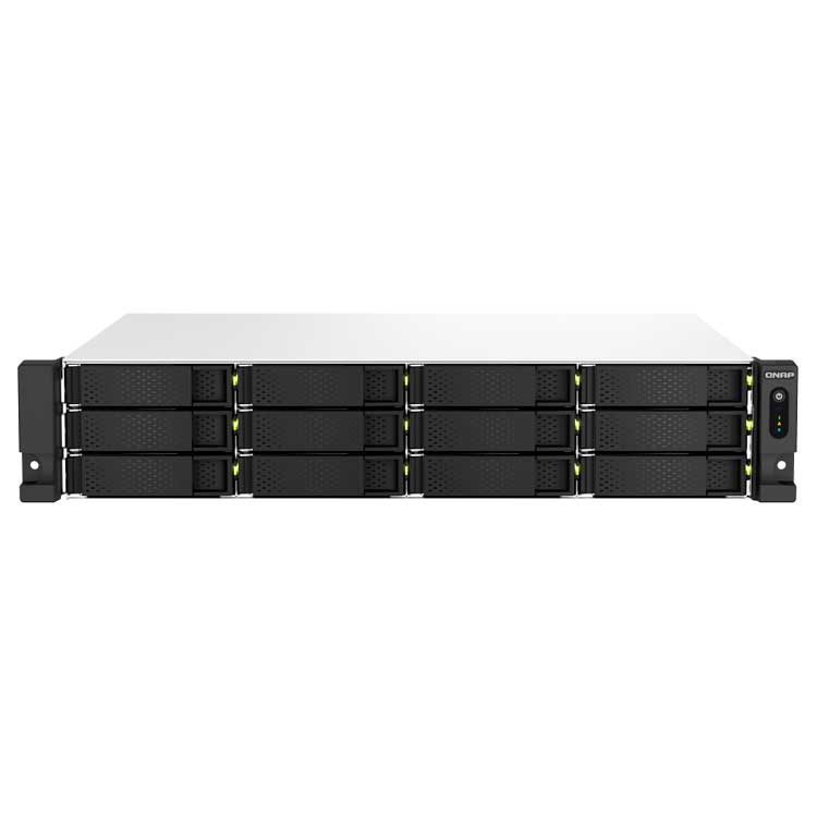 Qnap TS-1264U-RP - Storage NAS 12 Bay p/ HDD SATA/SSD
