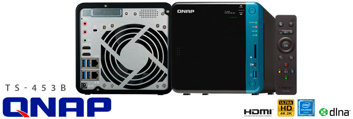 TS-453B Qnap, NAS 4 baias ideal para aplicações multimídia