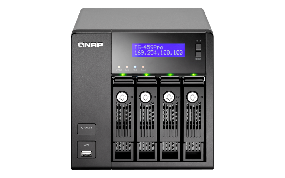 TS-459 Pro Qnap - Storage NAS 4 Baias SATA