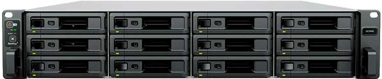 Synology UC3400 - Storage SAN 12 Bay p/ HDD SAS/SSD