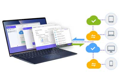 Um NAS 2 baias com EZ Sync atualizado