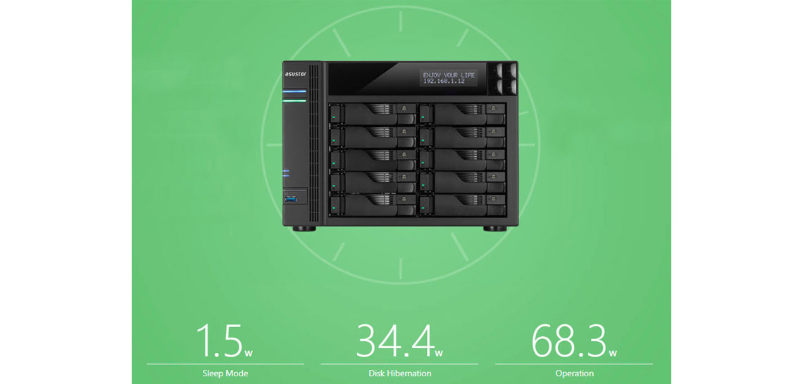 Um storage 10 baias projetado para ser silencioso e eficiente